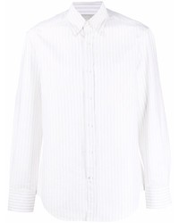 Brunello Cucinelli Stripe Print Cotton Shirt