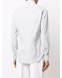 Canali Striped Button Up Shirt