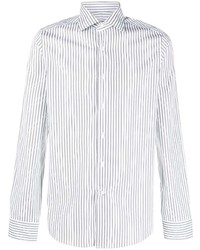 Canali Striped Button Up Shirt