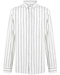 Lardini Striped Linen Blend Shirt