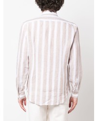 Eleventy Striped Linen Shirt