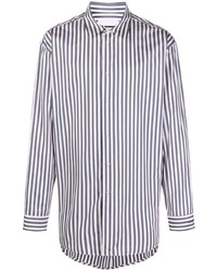 Jil Sander Striped Long Cotton Shirt