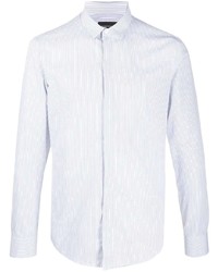 Emporio Armani Striped Long Sleeved Shirt