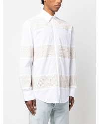 MSGM Striped Organic Cotton Shirt