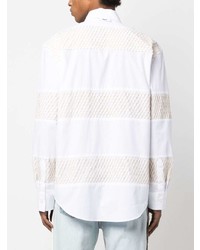 MSGM Striped Organic Cotton Shirt
