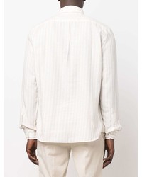 Brunello Cucinelli Striped Patch Pocket Shirt