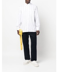 Lanvin Striped Patch Pocket Shirt