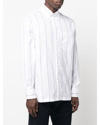 Lanvin Striped Patch Pocket Shirt