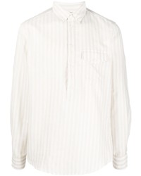 Brunello Cucinelli Striped Patch Pocket Shirt