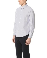 TOMORROWLAND Striped Poplin Long Sleeve Shirt