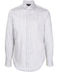 Emporio Armani Striped Stretch Cotton Shirt