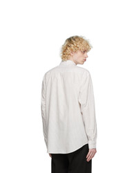 mfpen White And Beige Distant Shirt