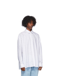 Études White Illusion Striped Shirt