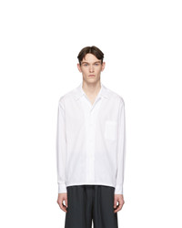 House Of The Very Islands White Loose Towel Shirt