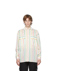 Moschino White Stripe Fantasy Shirt