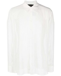 Atu Body Couture X Tessitura Long Sleeve Striped Shirt