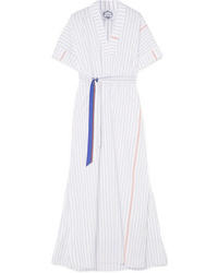 Evi Grintela Mara Striped Cotton Maxi Dress