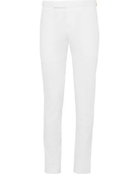 White Vertical Striped Pants for Men | Lookastic