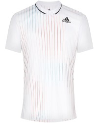 adidas Tennis Melbourne Striped Tennis Polo Shirt