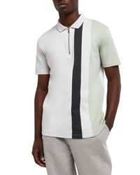 River Island Slim Shirt Sleeve Polo