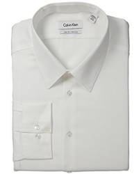 Calvin Klein Non Iron Slim Fit Solid Dress Shirt