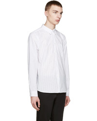 Paul Smith Ps By White Blue Tailored Shirt