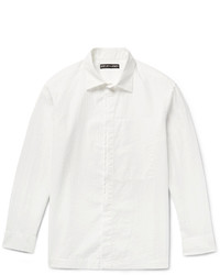 Issey Miyake Shadow Striped Cotton Seersucker Shirt