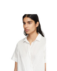Rag and Bone White Stripe Kristine Shirt
