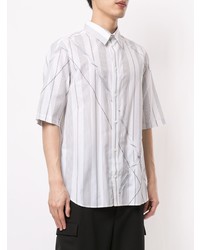 3.1 Phillip Lim Argyle Patchwork Short Sleeve Shirt