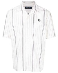 Fred Perry Embroidered Logo Striped Shirt