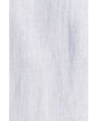 Onia Jack Trim Fit Stripe Short Sleeve Linen Sport Shirt