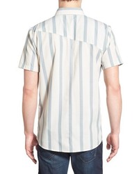 Volcom Moon Dawg Slim Fit Stripe Woven Shirt