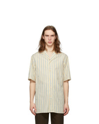 Gucci Off White G Stripe Short Sleeve Shirt
