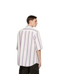 Isabel Marant Pink Striped Rajalo Short Sleeve Shirt