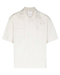 VISVIM Stripe Print Short Sleeve Shirt