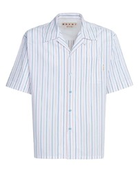 Marni Striped Cuban Collar Shirt