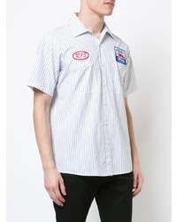 R13 Striped Shirt With Patches
