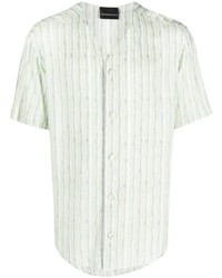 Emporio Armani Striped Short Sleeve Shirt