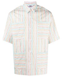 Gcds Striped Short Sleeved Shirt