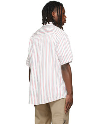 Soulland White Red Striped Basil Shirt