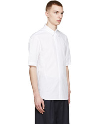 3.1 Phillip Lim White Tonal Stripe Shirt