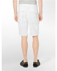 Calvin Klein Printed Cotton Cargo Shorts