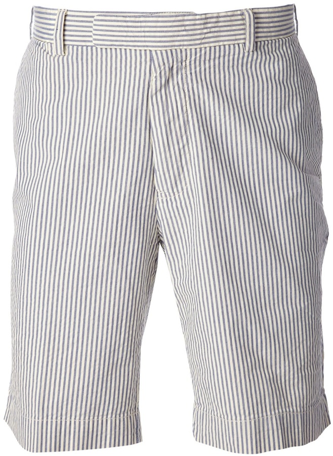Polo Ralph Lauren Striped Shorts, $125 | farfetch.com | Lookastic.com