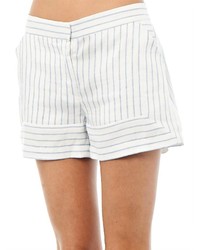 Band Of Outsiders Striped Linen Blend Shorts