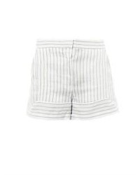 Band Of Outsiders Striped Linen Blend Shorts