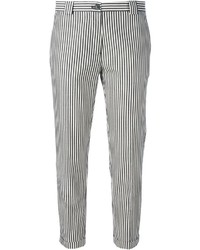 Mauro Grifoni Striped Cropped Trousers