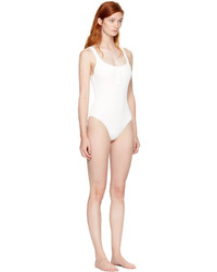 Solid And Striped Ivory Staud Edition The Veronica Swimsuit