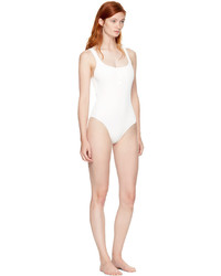 Solid And Striped Ivory Staud Edition The Veronica Swimsuit