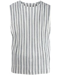 Homme Plissé Issey Miyake Leno Striped Pleated Vest