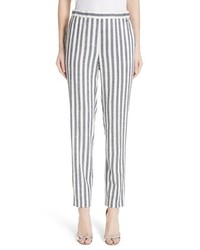 St. John Collection Stripe Twill Pants